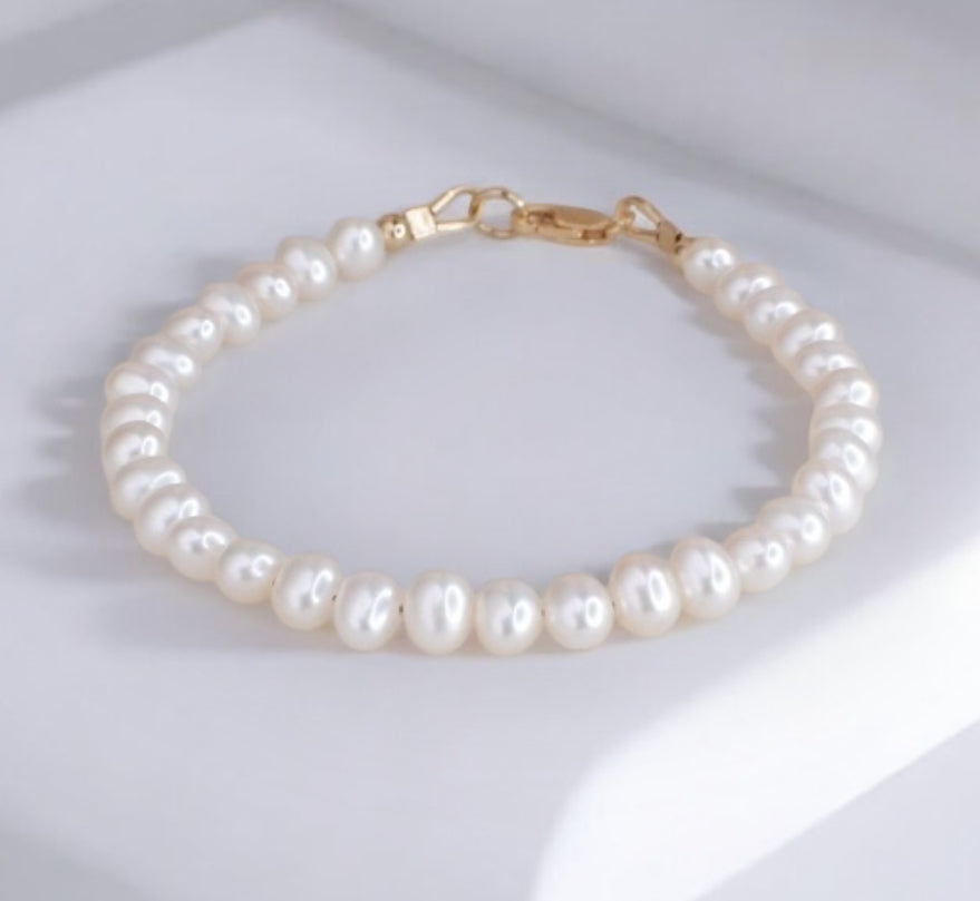 Duo d’or 14k & perles d’eau douce