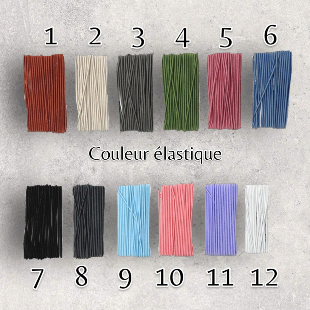 Bracelet Or 14K et soie naturelle