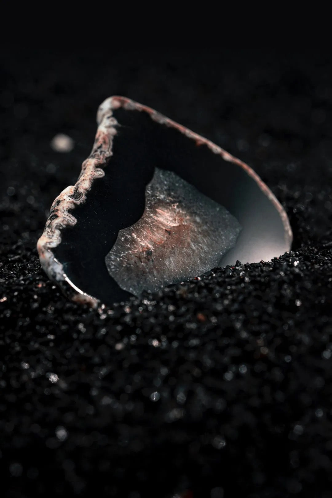 Bracelet d’Onyx noir mat